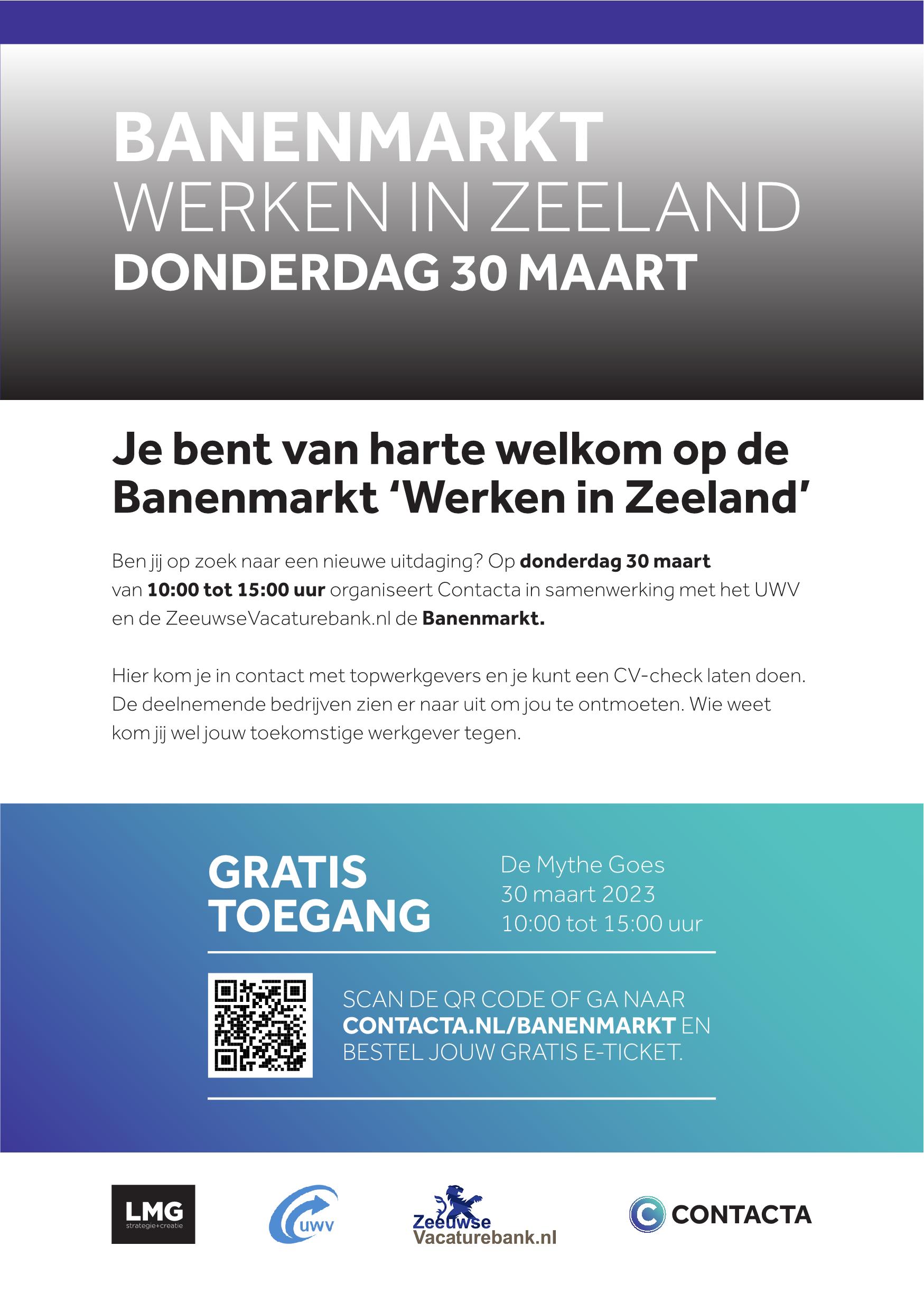 Flyer banenmarkt Goes